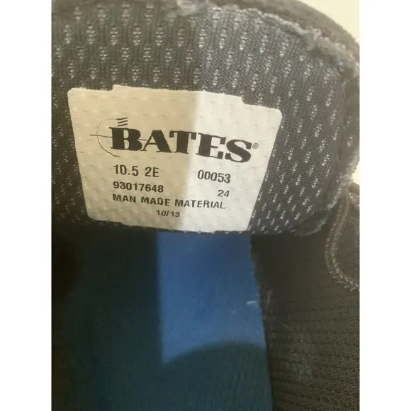 Bates Lites Shoes Mens Size 10.5 Gloss Padded Collar Military Style Chukka Boots