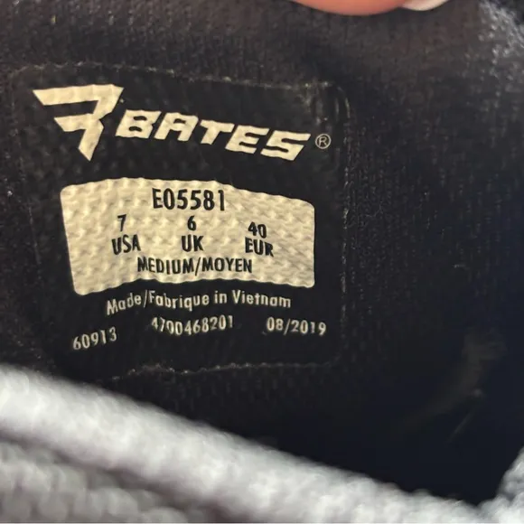 Bates Mens OPS 10 Maneuver Tactical Black Boots Size 7M E05581 Police Military