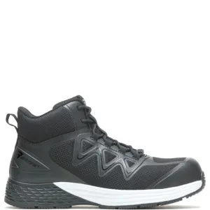 Bates Mens Rush Mid Work Composite Toe Black Boots (NWT)