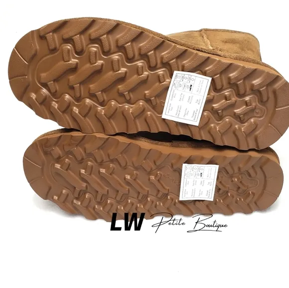 BearPaw Elle Hickory Short Boots sz 6