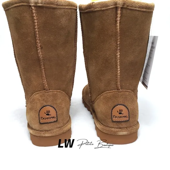 BearPaw Elle Hickory Short Boots sz 6