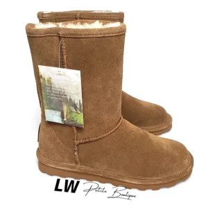 BearPaw Elle Hickory Short Boots sz 6