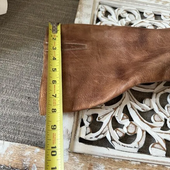 Bed Stu Tall Brown Leather Boots Women’s 8