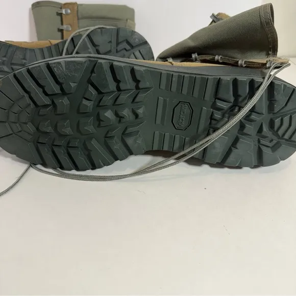 Belleville 600 ST Hot Weather Steel Toe Military Boots Tan Green Size 11.5 W EUC