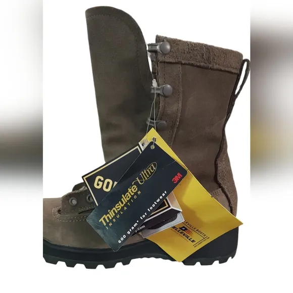 Belleville 675 Mens Size 4 Sage Green Insulated Boots GoreTex