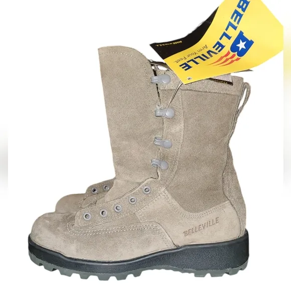 Belleville 675 Mens Size 4 Sage Green Insulated Boots GoreTex