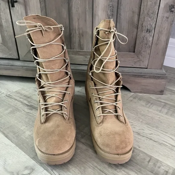 Belleville 790A Boots Mens 10 R Gore Tex Desert Tan US Army Military Combat USA