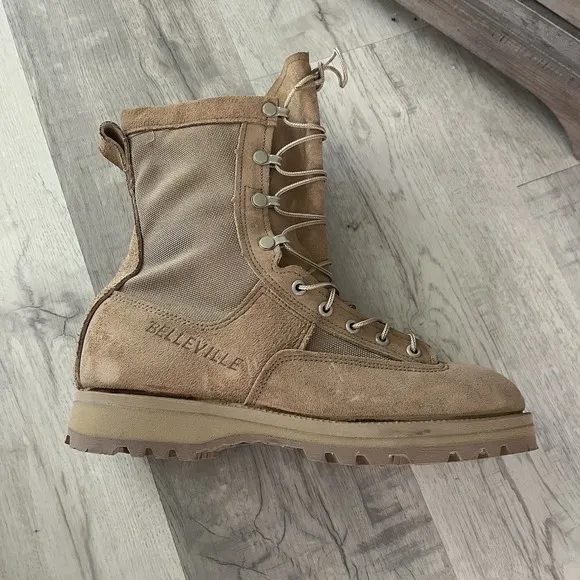 Belleville 790A Boots Mens 10 R Gore Tex Desert Tan US Army Military Combat USA