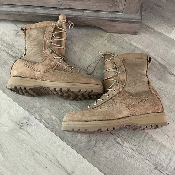 Belleville 790A Boots Mens 10 R Gore Tex Desert Tan US Army Military Combat USA