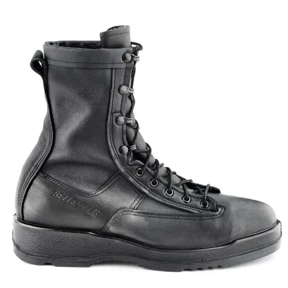 Belleville 800 ST 8” Waterproof Steel Toe Flight  Deck Combat Boots Men 7.0R USA