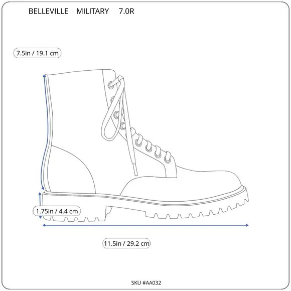 Belleville 800 ST 8” Waterproof Steel Toe Flight  Deck Combat Boots Men 7.0R USA