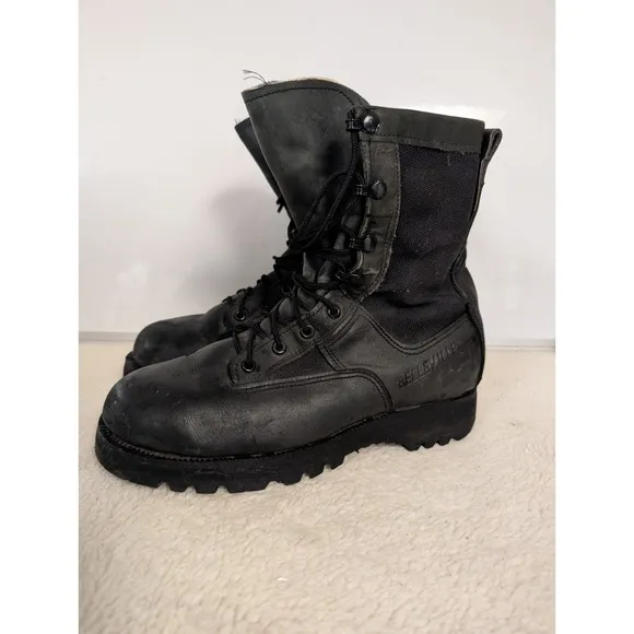 Belleville Combat Boots Gore-Tex Military  Men's Size 7.5 Black Best Defense Usa