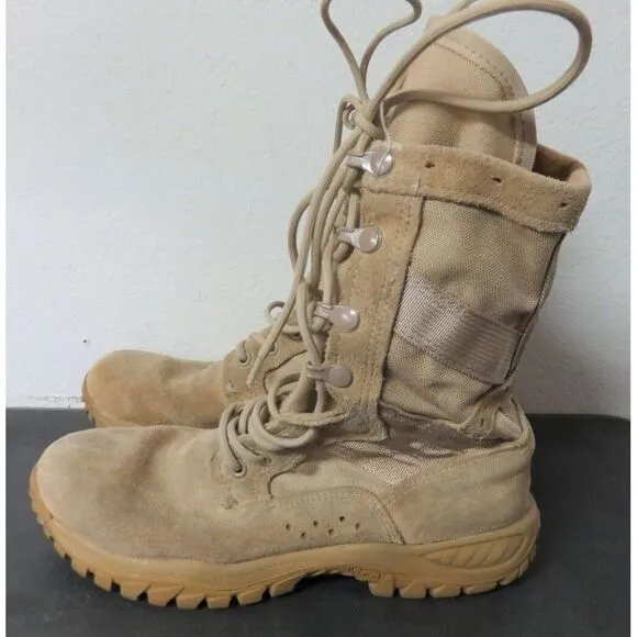 Belleville Desert Tan Military Boots Size 6 W 320 1774058‎ USA Made Vibram 8&quot;