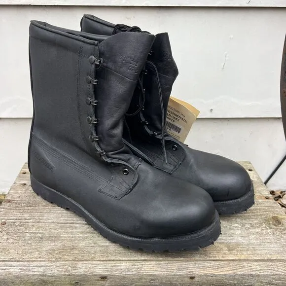 Belleville Gore-Tex Intermediate Cold/Wet Black Leather Military Boots Size 13R