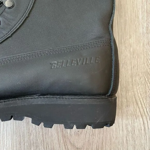 Belleville Gore-Tex Waterproof Black Leather Men's Combat Military Boots 8.5 W‎