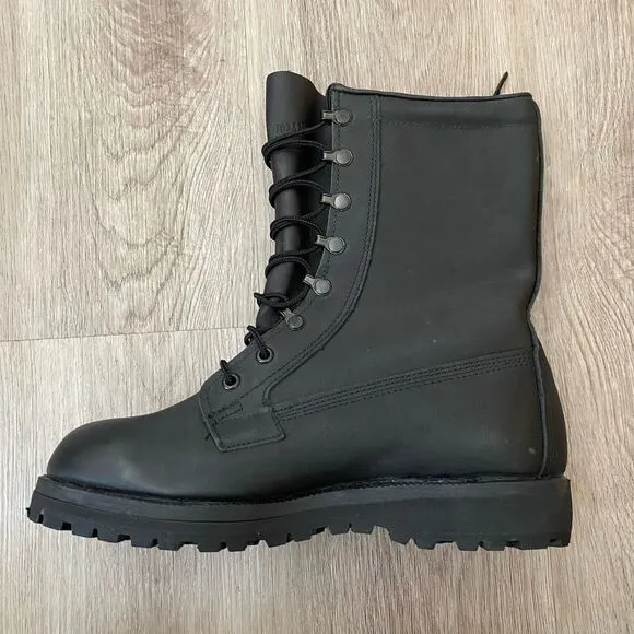 Belleville Gore-Tex Waterproof Black Leather Men's Combat Military Boots 8.5 W‎