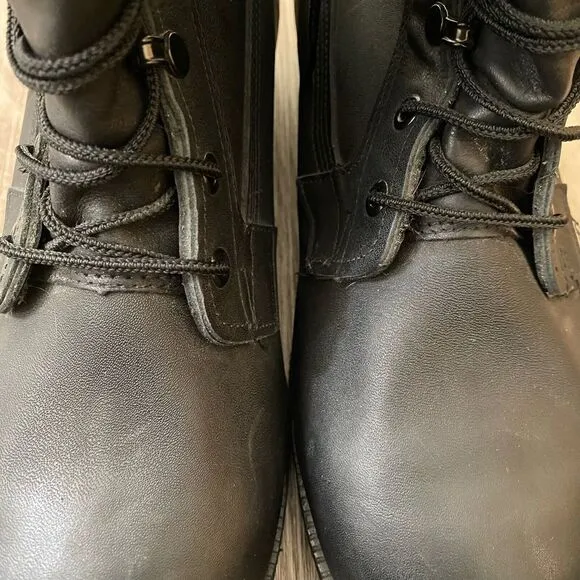 Belleville Gore-Tex Waterproof Black Leather Men's Combat Military Boots 8.5 W‎