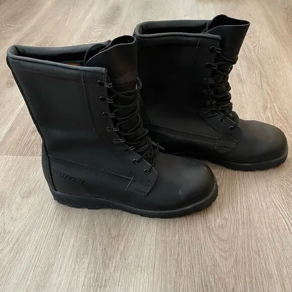 Belleville Gore-Tex Waterproof Black Leather Men's Combat Military Boots 8.5 W‎