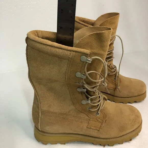 Belleville ICWT Combat Boots Tan Military Goretex Leather Mens Size 4.0R NWOT