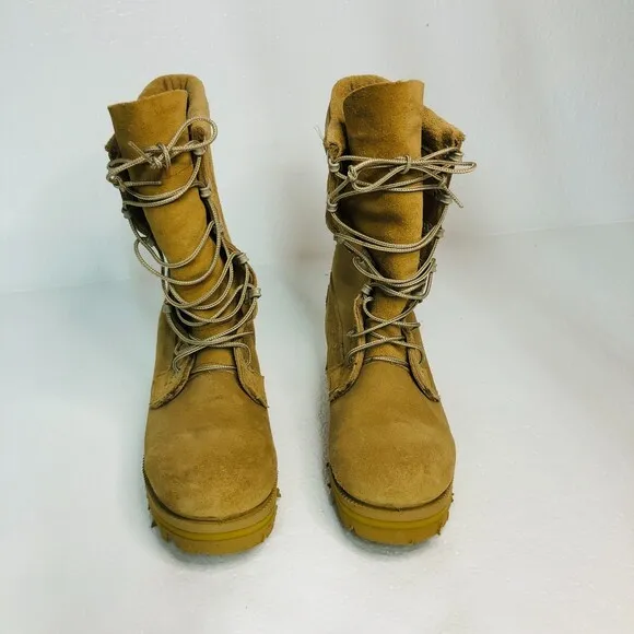 Belleville ICWT Combat Boots Tan Military Goretex Leather Mens Size 4.0R NWOT