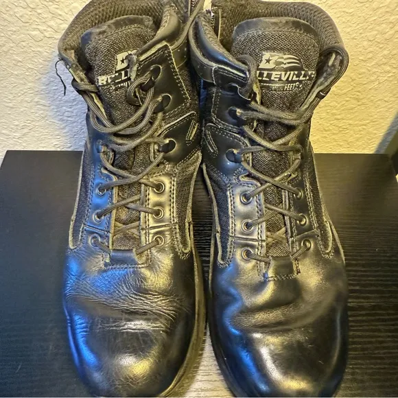 Belleville MAXX6Z Black Leather Nylon Maximalist Tactical Boots Men’s 10.5 R