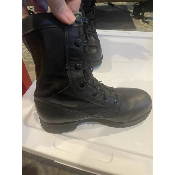 Belleville Mens Military Combat Boots BLACK Sz 5.5 ANSI Z41 PT99 M I/75 C/75