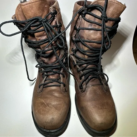 BELLEVILLE Steel Toe Flight Military Boots Brown Men's 7.5 R