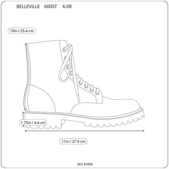 Belleville Steel Toe Military Boot (U.S.A. Made) 600ST GORE-TEX NWB MEN SZ. 6.0R