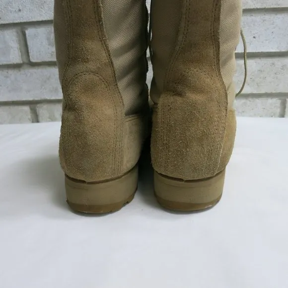 Belleville Suede Leather Canvas Combat Military Tactical Footwear Boots 11 R
