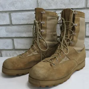 Belleville Suede Leather Canvas Combat Military Tactical Footwear Boots 11 R