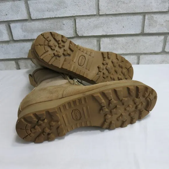 Belleville Suede Leather Canvas Combat Military Tactical Footwear Boots 11 R