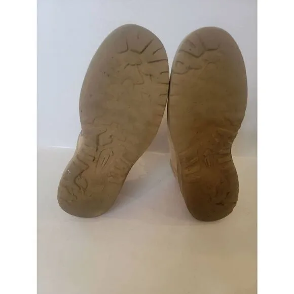 Belleville Men's Beige Lace-Up Military Combat Boots Size 9