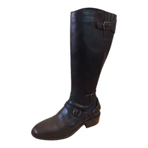 Belstaff Ladies Black Trialmaster Tall Leather‎ Riding Boots