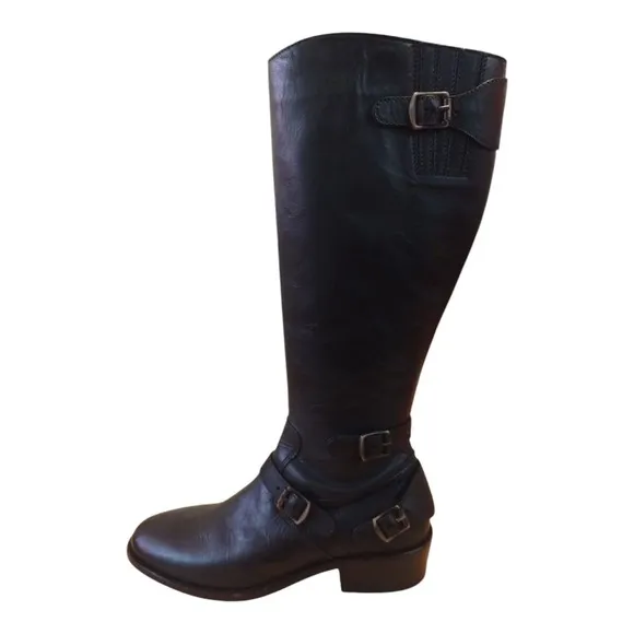 Belstaff Ladies Black Trialmaster Tall Leather‎ Riding Boots