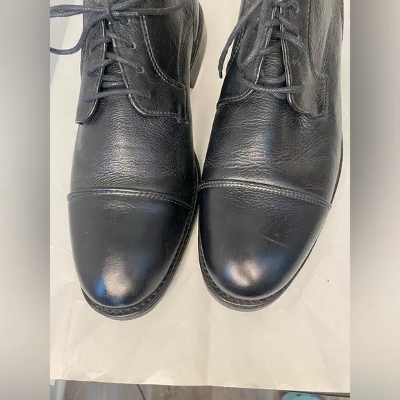 Belvedere Duke cap toe leather shoes