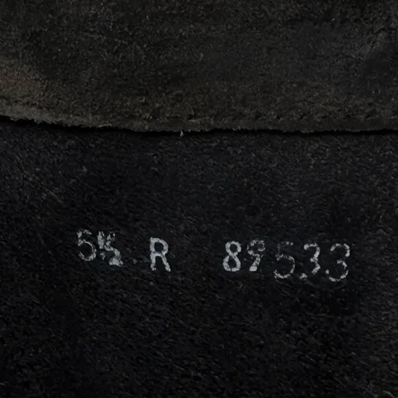 Biltrite ANSI Z41.1-1967/75 Black Vtg Combat Military Boots Steel Toe Size 5.5 R