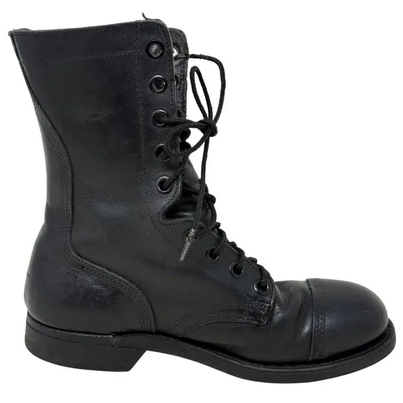 Biltrite ANSI Z41.1-1967/75 Black Vtg Combat Military Boots Steel Toe Size 5.5 R