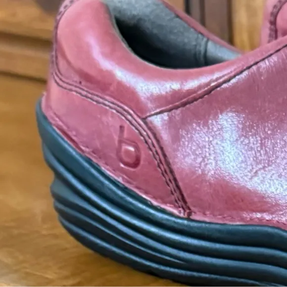 Bionica  Veridas Red Leather Slip-On Shoes