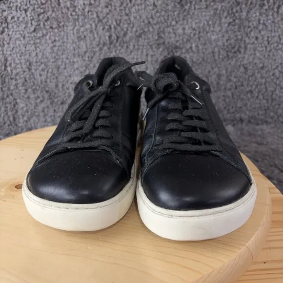 Birkenstock Bend Low Leather Sneaker Mens Size 8.5 Black Casual Shoe EU 42