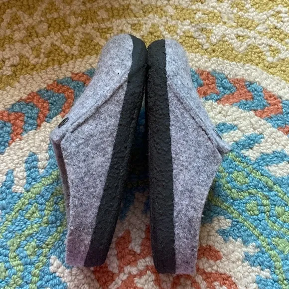 Birkenstock Kids Shearling Wool Slip on Shoes