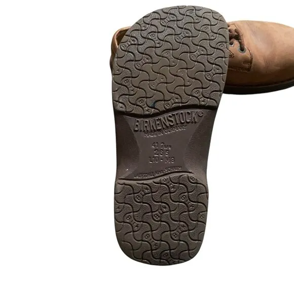 Birkenstock Memphis Oxford Shoes L 10 /M 8/EU 41 Brown Leather Lace Up Comfort