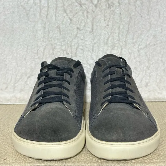 Birkenstock Mens Blue Canvas Suede Bend Low Midnight Sneaker Shoes SZ EU 45 US12