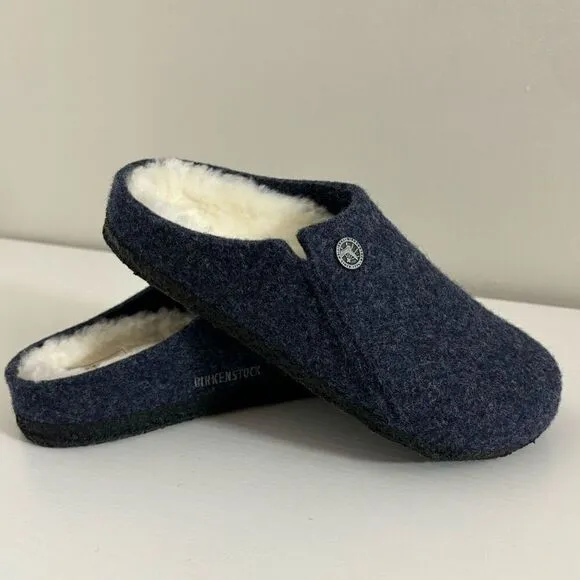 Birkenstock Zermatt Shearling Kids dark blue felt size 2