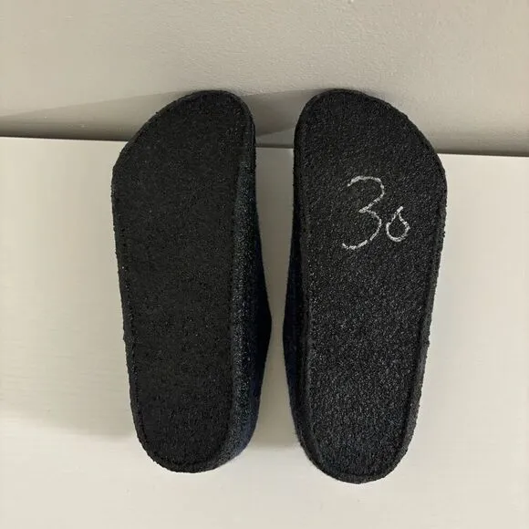 Birkenstock Zermatt Shearling Kids dark blue felt size 3