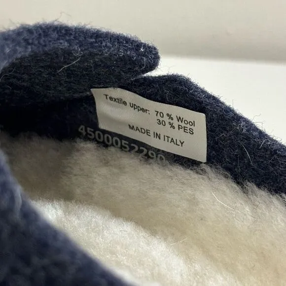Birkenstock Zermatt Shearling Kids dark blue felt size 3