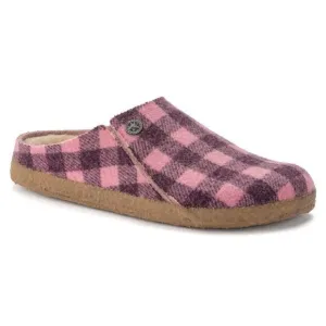 Birkenstock Zermatt Wool Felt/Shearling Dark Berry/Pink clogs shoes slippers new