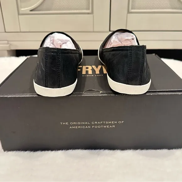Black Slip-On Women's Shoes