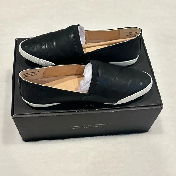 Black Slip-On Women's Shoes