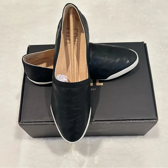 Black Slip-On Women's Shoes