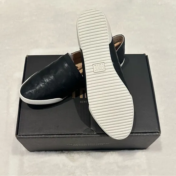 Black Slip-On Women's Shoes